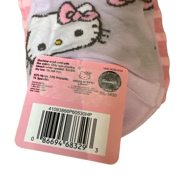 New Hello Kitty Ladies/Girls 2-pack Socks - Picture 4 of 4